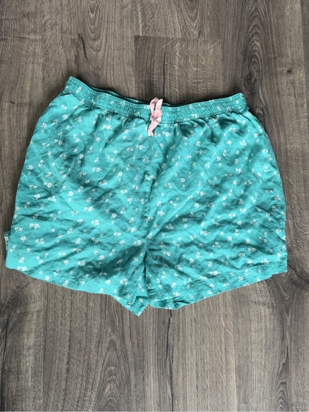 Serra Teal Floral Pajama Shorts